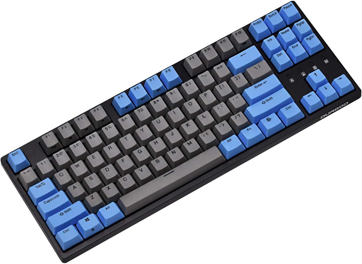 87 Key Wired Mechanical Gaming Keyboard with Cherry Speed Silver Switch G9815