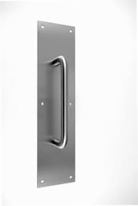 Clear Satin Brass Pull Plate T395723