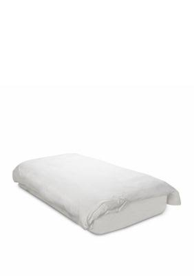 King White All-Cotton Feather Bed Cover M792572