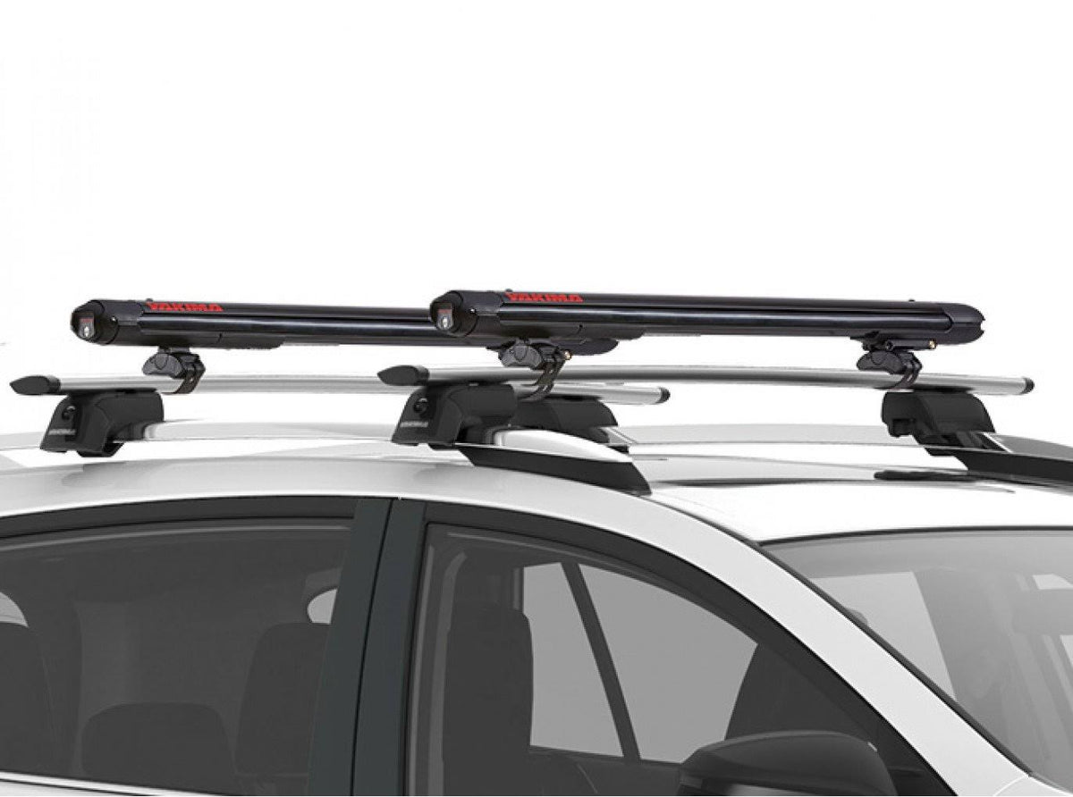 Black Ski and Snowboard Mounts with Locks V9477