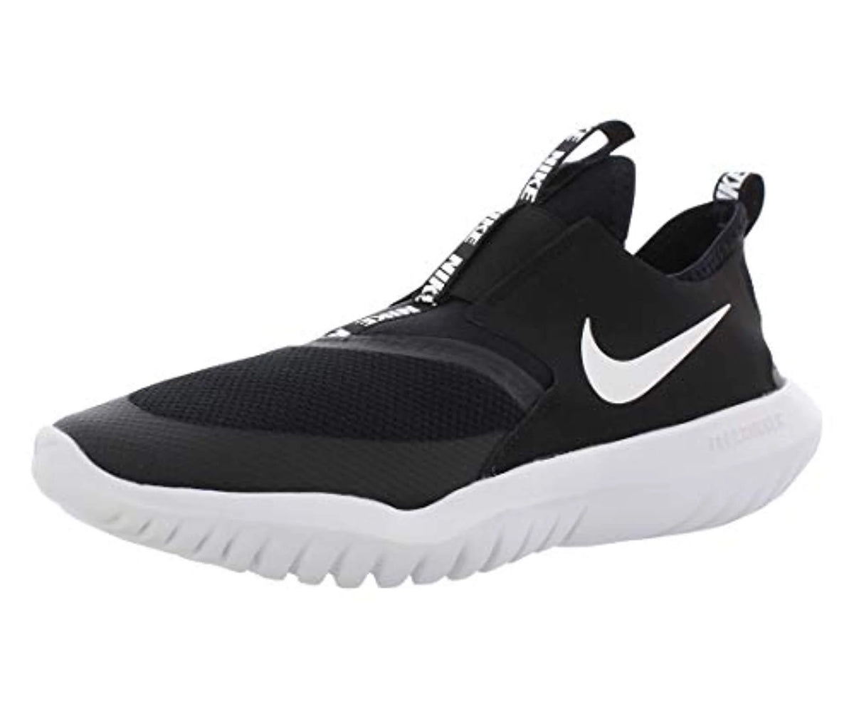 Black White Kids Running Shoes H8178