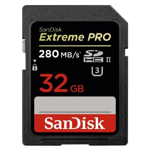 32GB Extreme Pro SD Card UHS-II K255