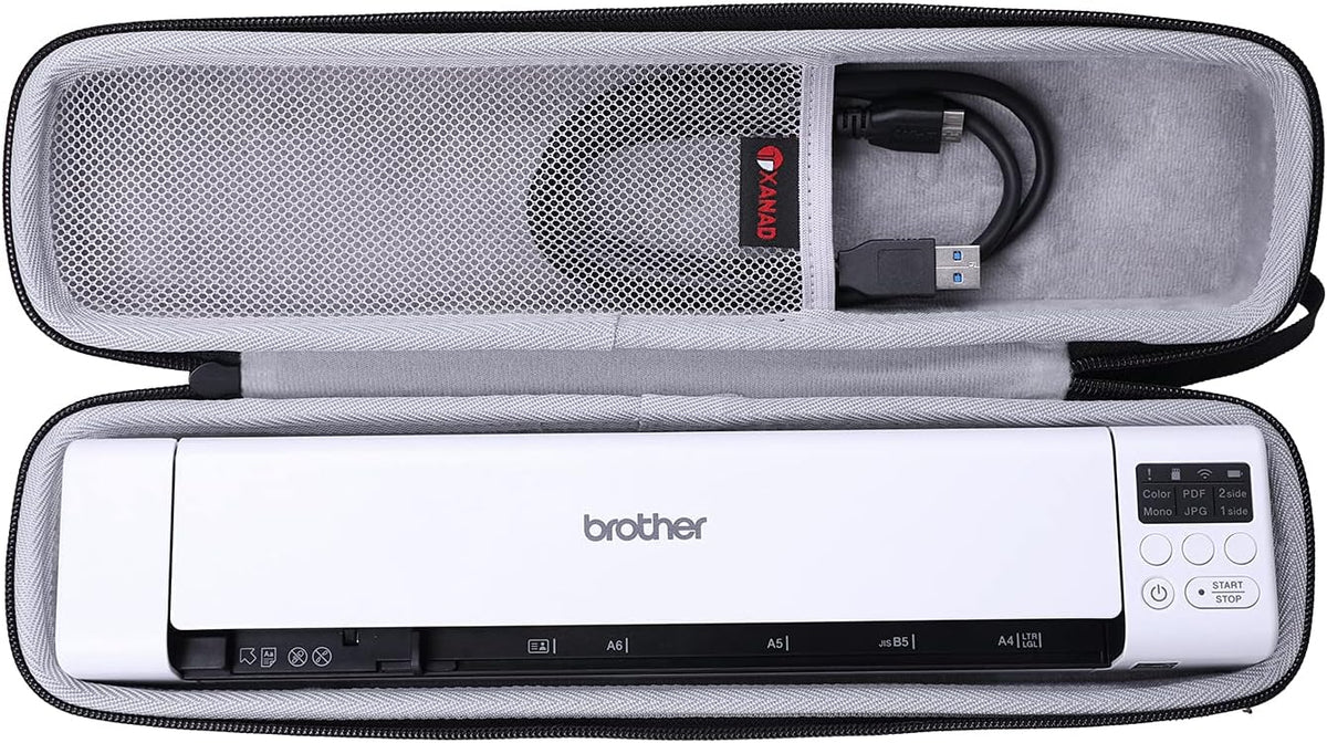 Light Gray Hard Case for Document Scanner R3399