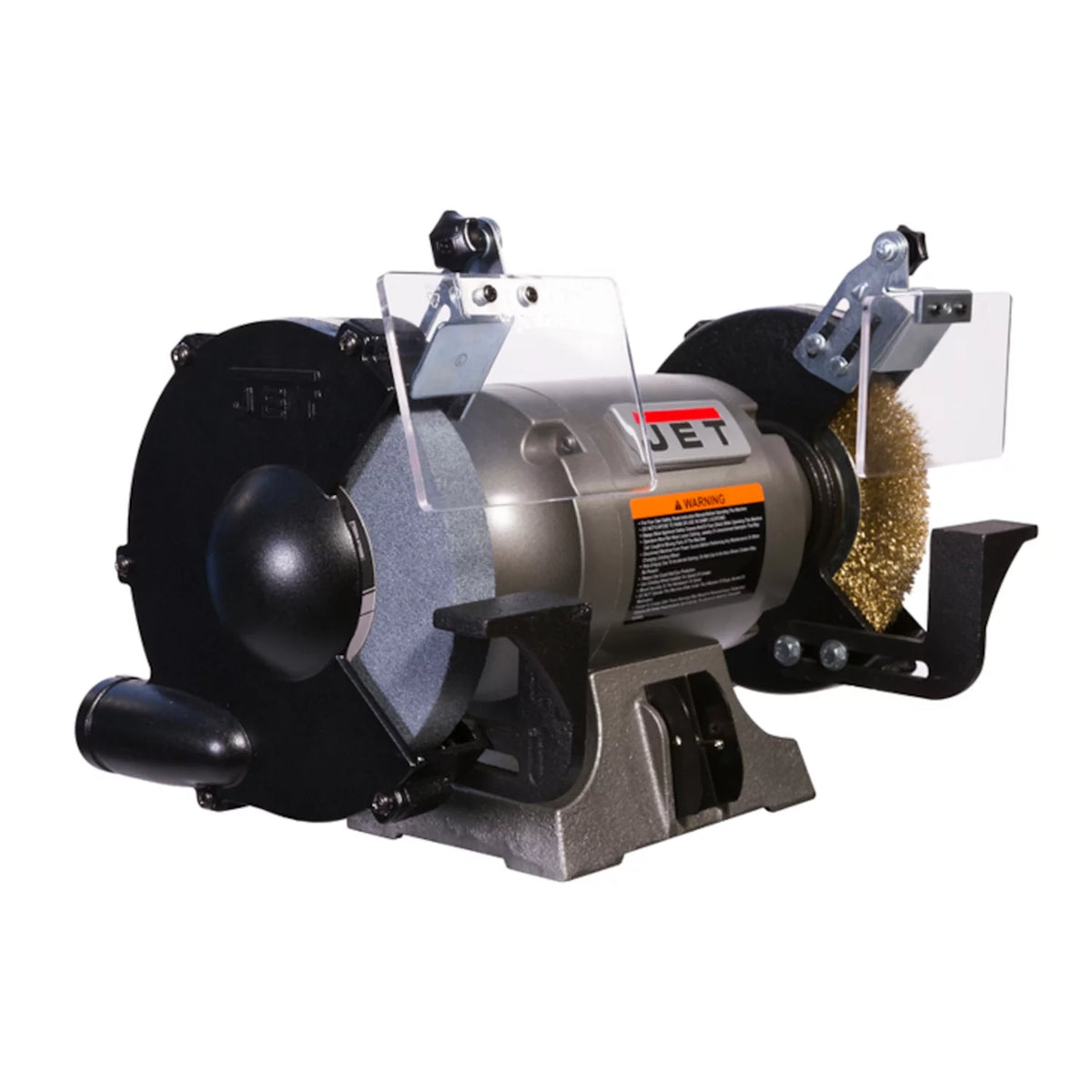 8W Bench Grinder with Grinding Wheel and Wire Wheel R7928