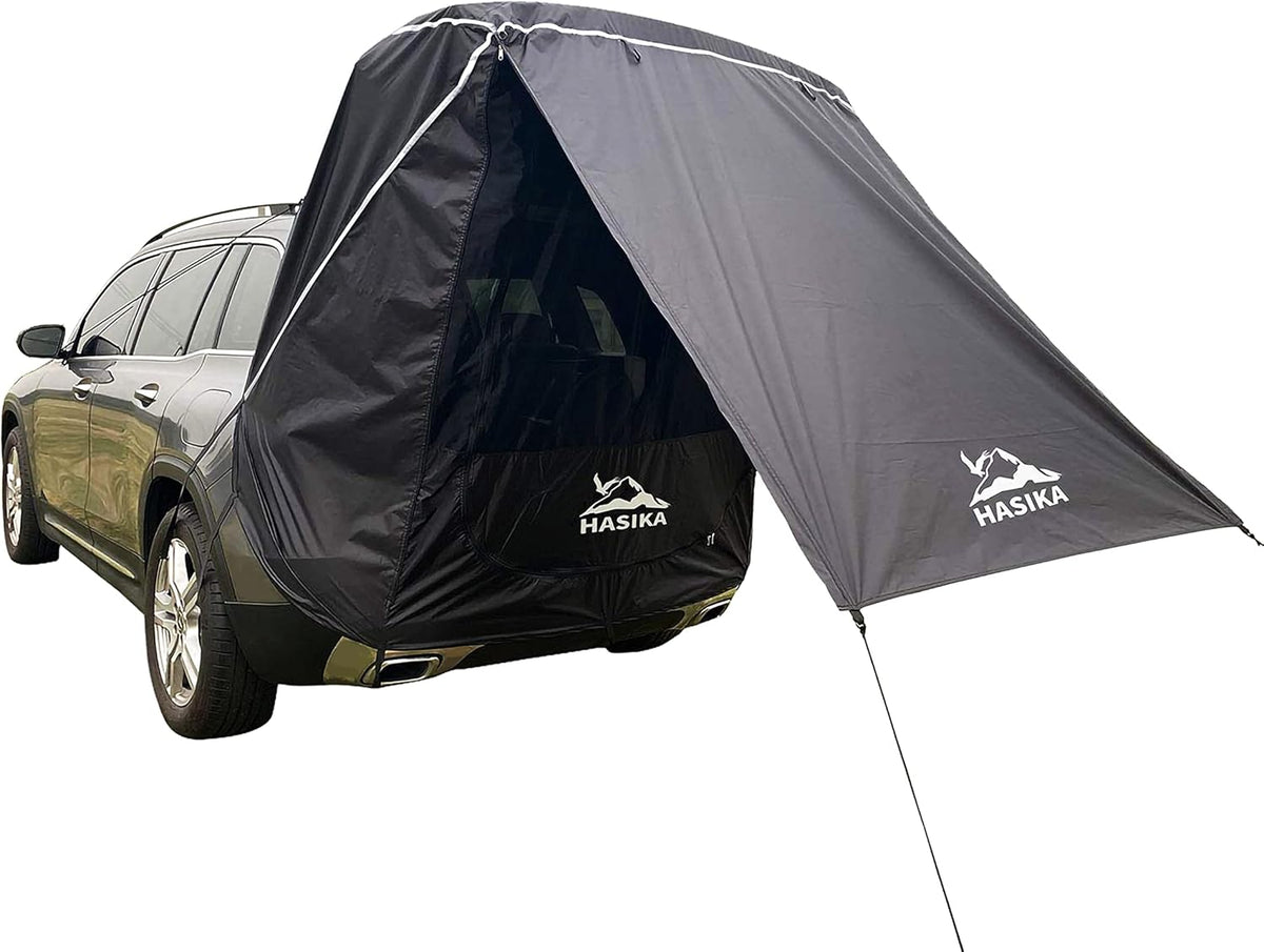 Black Waterproof 3000MM Tailgate Shade Awning Tent I9645