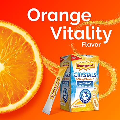 Orange Vitality 56 Stick Packs Vitamin C Supplement I2955
