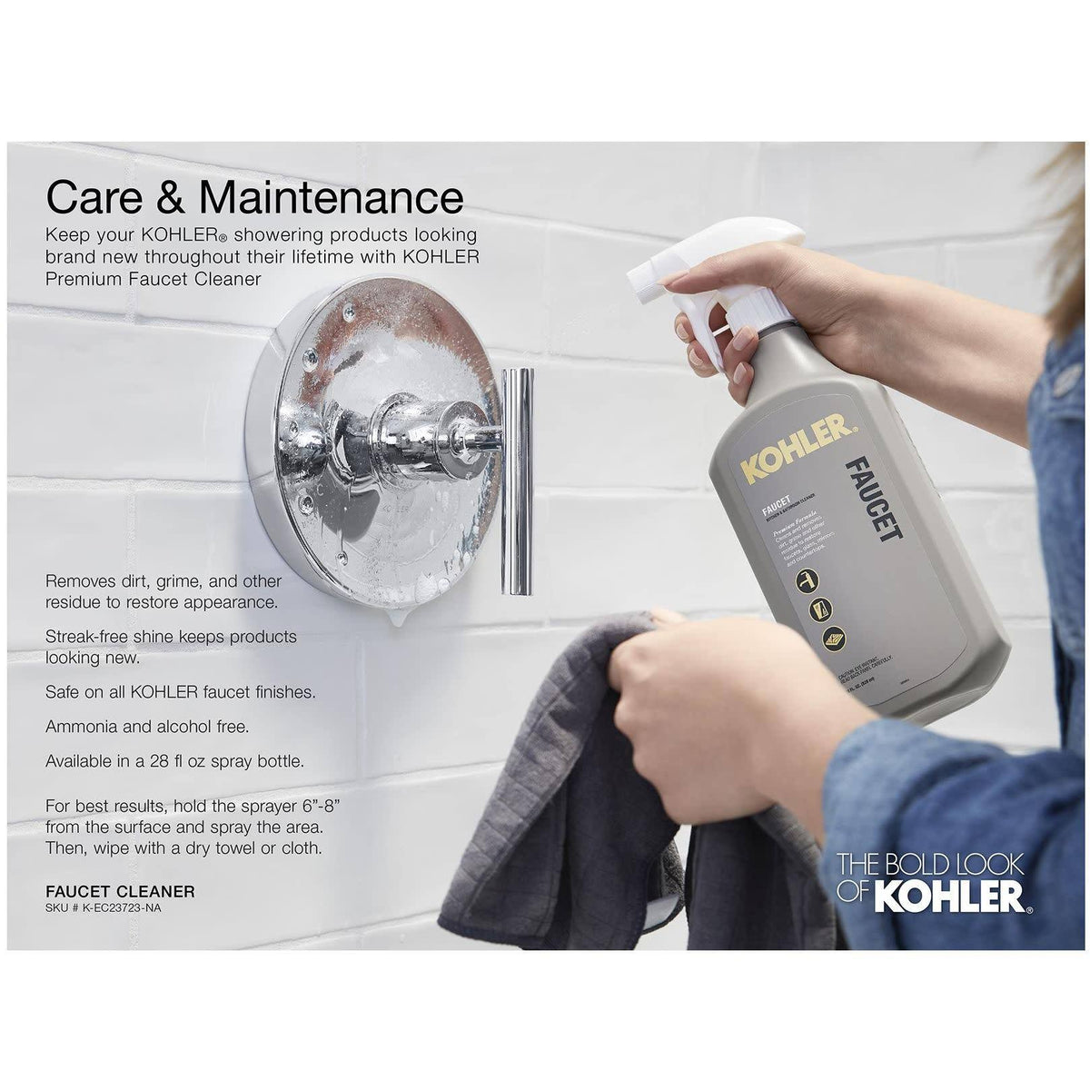 Polished Chrome Single-Function Showerhead E5975
