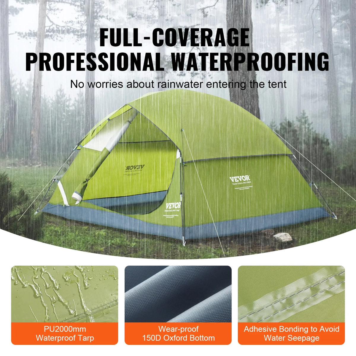 Waterproof Camping Tent for 3 People P6753