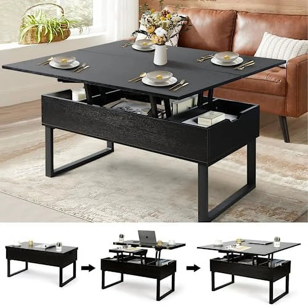 Lift Top Coffee Table with Hidden Compartment L892016