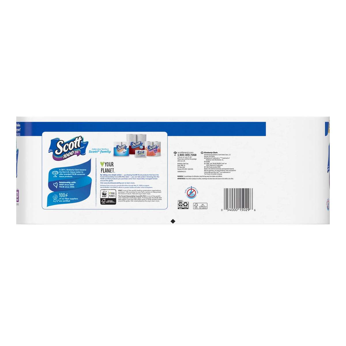 Toilet Paper, 20 Rolls, 1,000 Sheets Per Roll L643