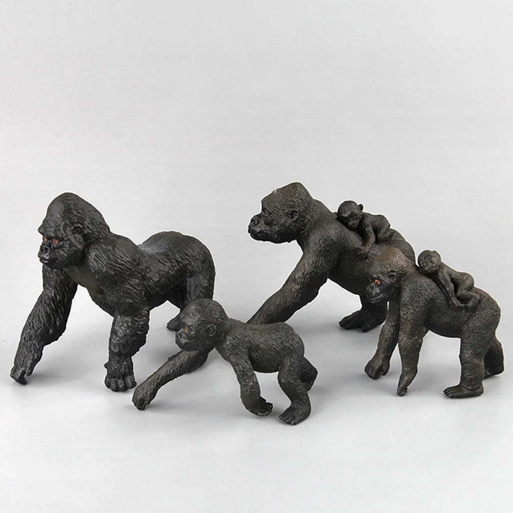 Simulation Gorilla Wild Animal Action Figure J5898