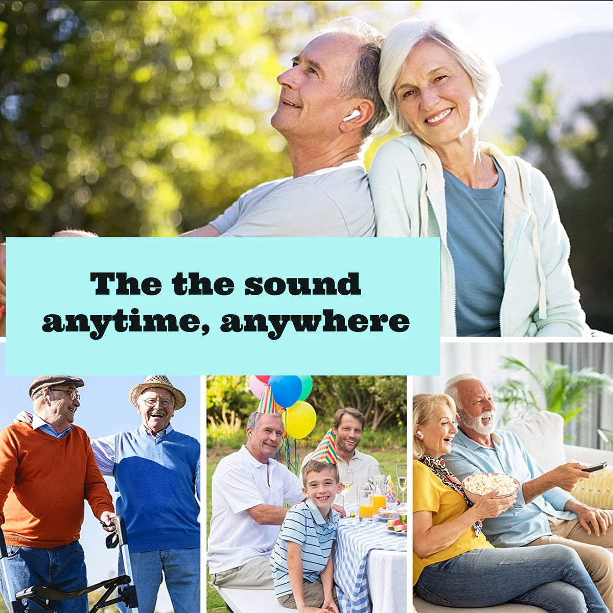 In-Ear Rechargeable Sound Amplifier with Charging Case T32014