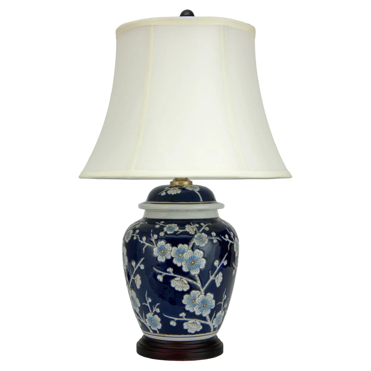 22" Blue Cherry Blossom Table Lamp Z54594