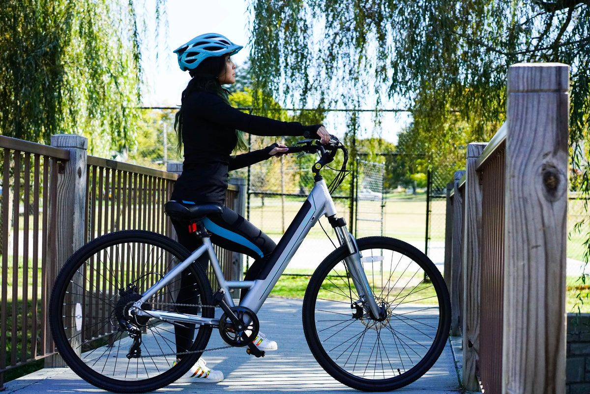 Gray 350W Step-Through Electric Bicycle K8348