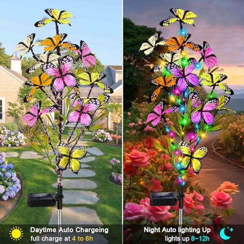 2 Pack Solar Butterfly Tree Lights R240