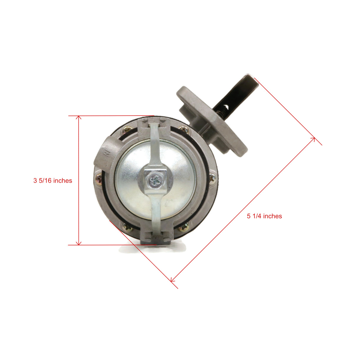 Fuel Pump With Gaskets For 1975 Mercruiser Sterndrive 165 Boat K696
