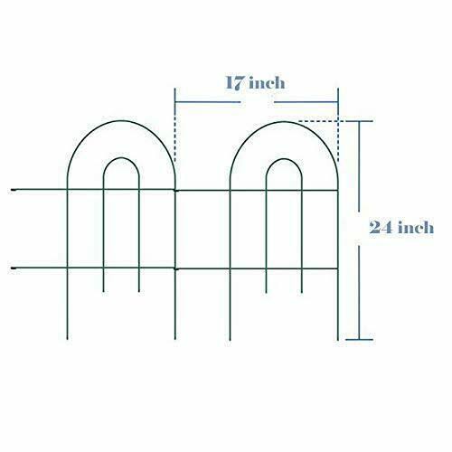 Green Folding Fence 24 inch x 10 Feet Pack of 5 Z928