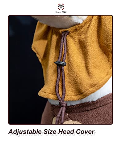 Pet Costume Ears Hat Sweater Furry Clothes for Dogs Cats Q326927