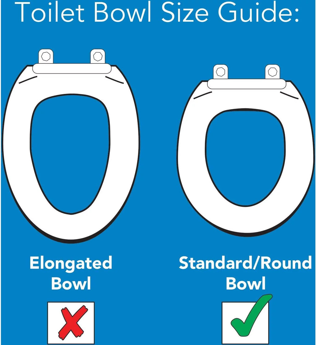 Raised Toilet Seat, White, 300 lb Capacity G630