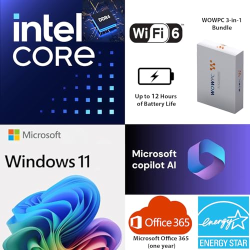 14 Ultrabook Intel 4-Core N150 32GB RAM 1.6TB Storage Wi-Fi 6 12 Hr Battery Lavender Win 11 H47714