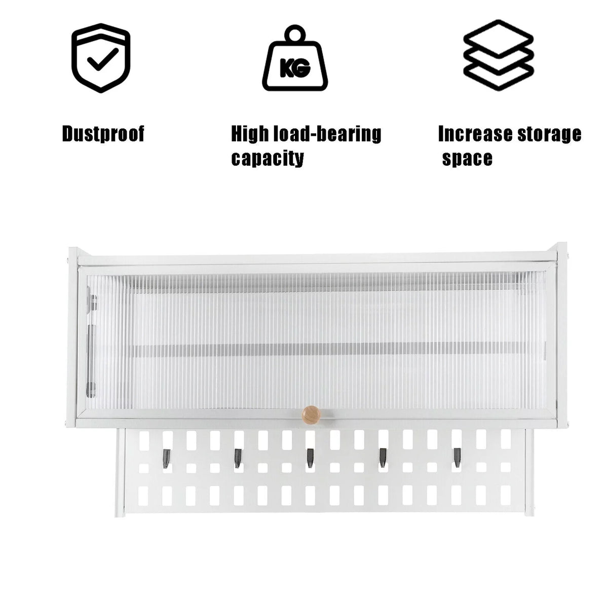 Wall Mounted Cabinet with Flip-Up Door B7828