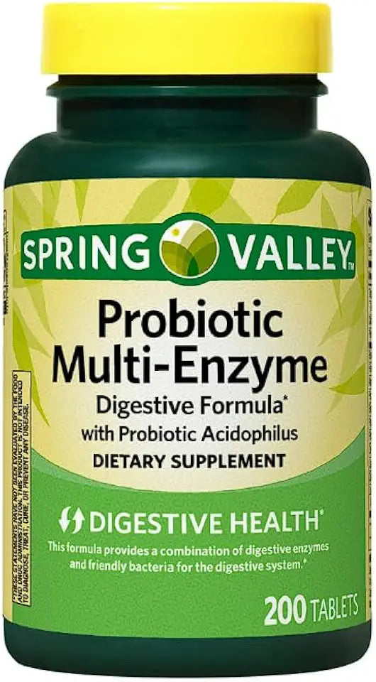 Probiotic Multi-Enzyme Digestive Formula Tablets 200 ct U91894