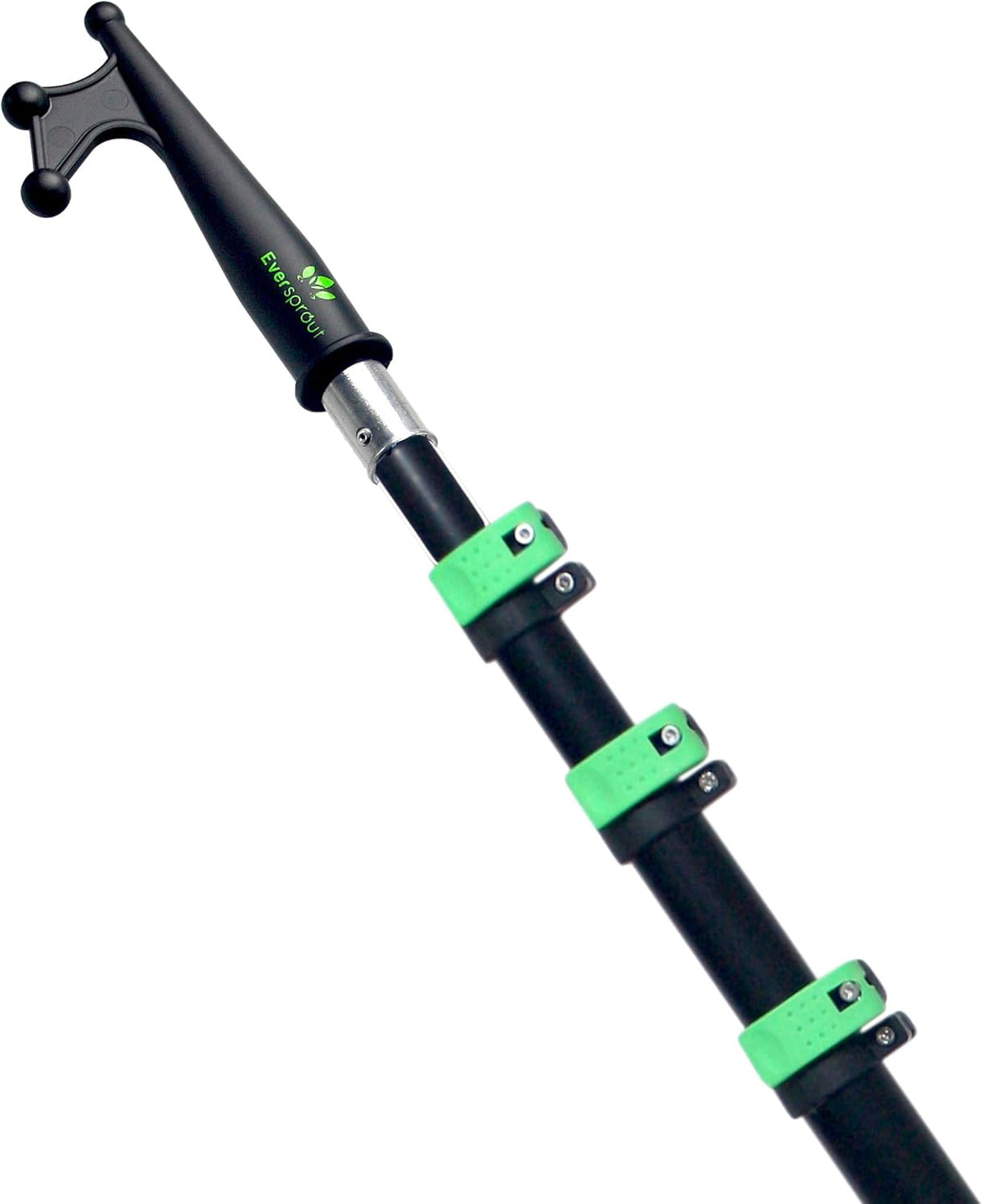 Telescopic Boat Hook, Floating, Heavy-Duty, Non-Slip EVA Foam Hand Grips, Rust-Resistant Aluminum, 3-Stage Pole, Pack of 2 N76916
