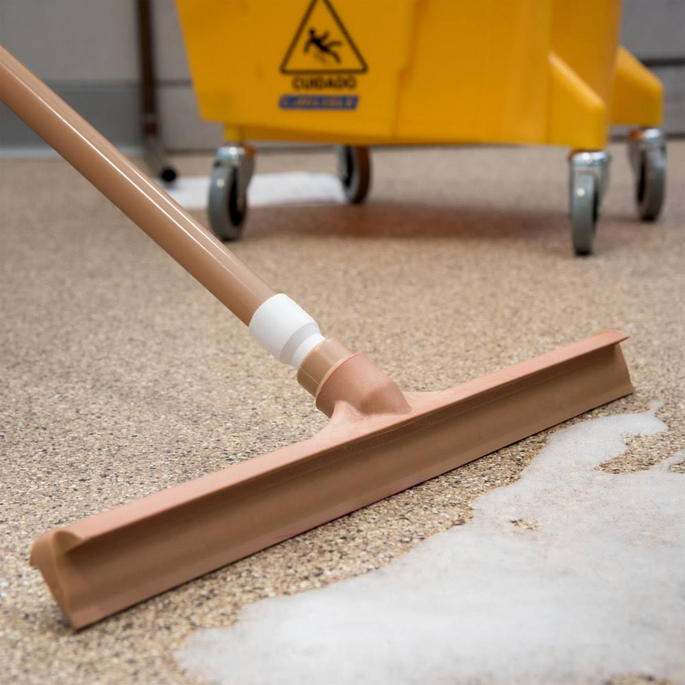 60x22 Threaded Fiberglass Tan Broom Handle P84914