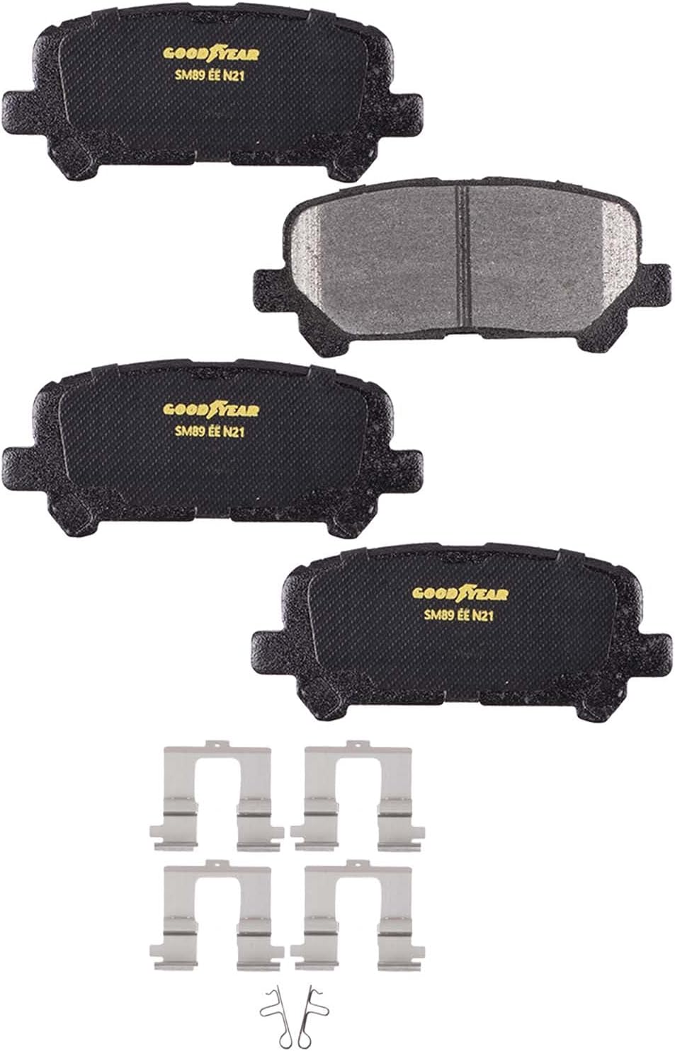 Rear Brake Pads Pack of 2 D382727