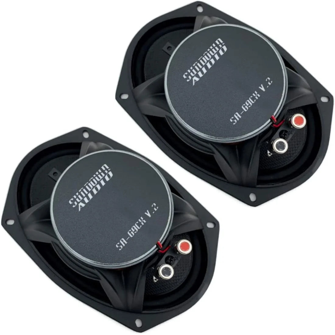 6" x 9" 125W RMS 2-Way Coaxial Car Speakers F3722
