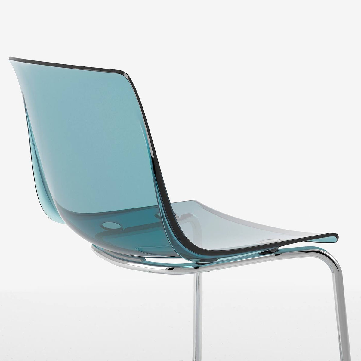 Blue/Chrome Plated Chair R9010