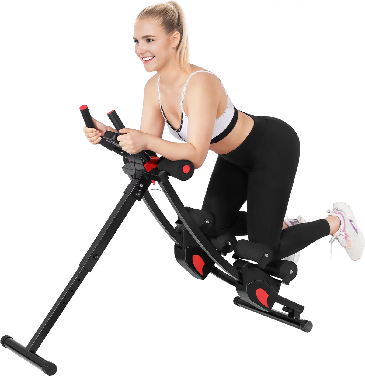 Foldable Core & Abdominal Trainer with LCD Display Y336
