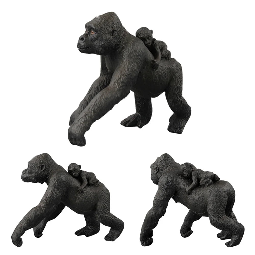 Simulation Gorilla Wild Animal Action Figure J5898