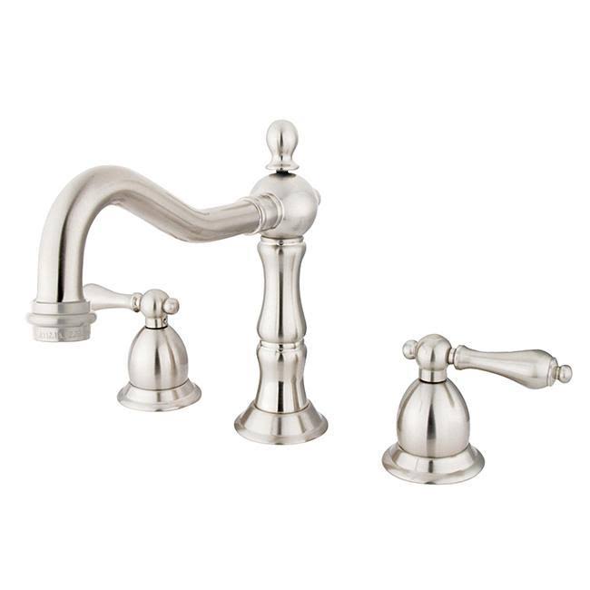 Polished Nickel Widespread Bathroom Faucet I3821