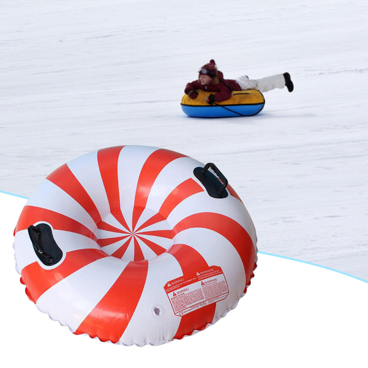Inflatable Ski Ring Large Size Outdoor Thickened PVC S852