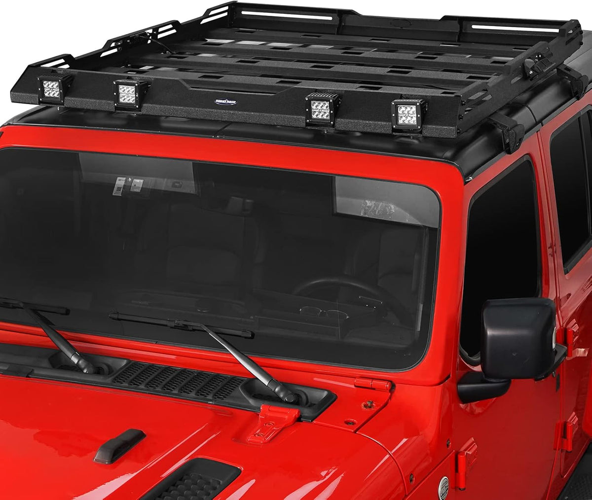Roof Rack Cargo Basket Carrier for Jeep Wrangler JL Unlimited 4 Doors K6817