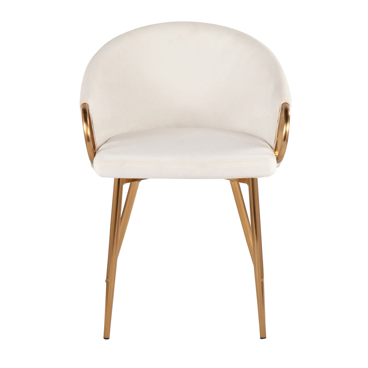 Light Blue Velvet Upholstered Chair D104150