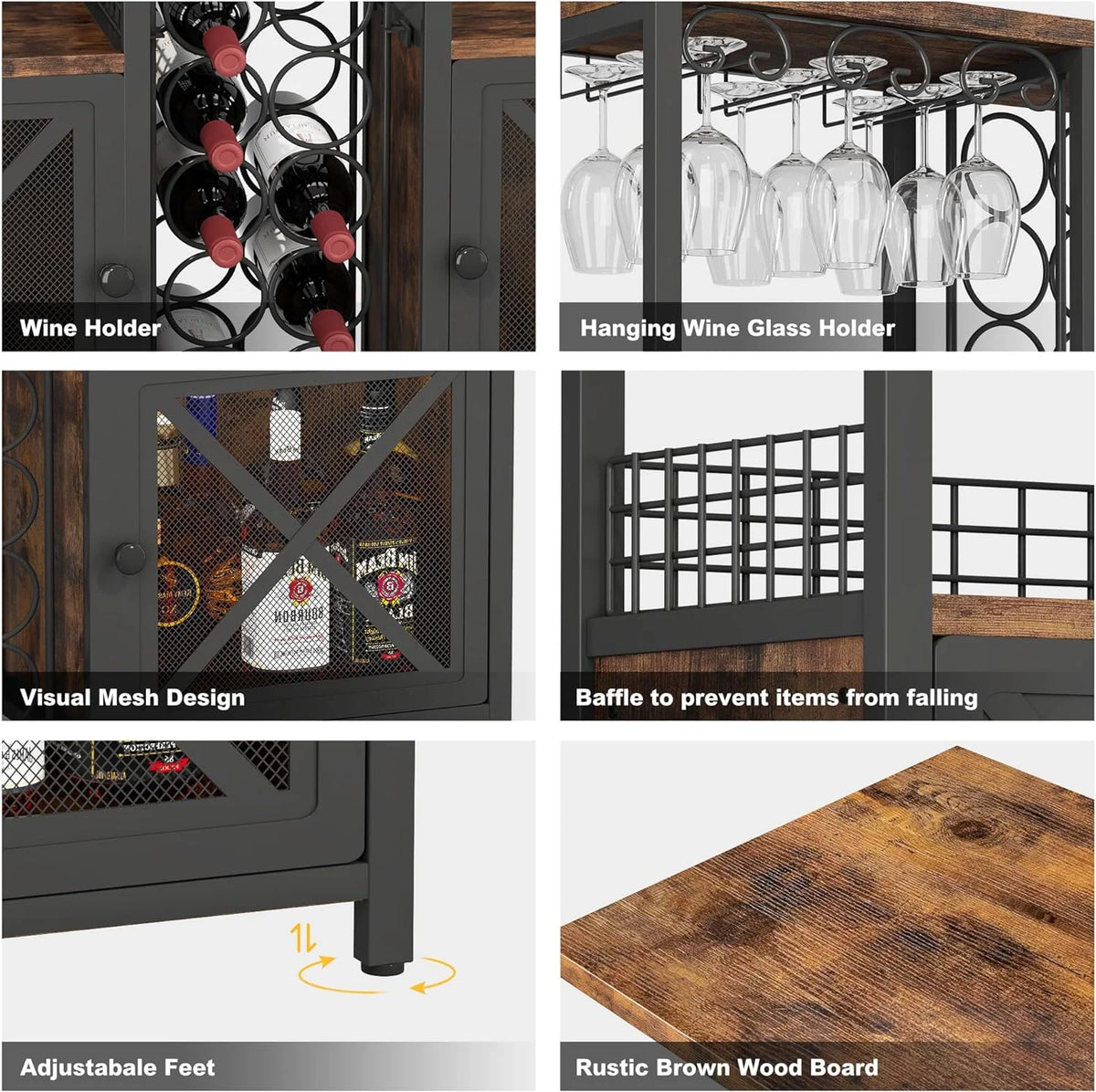 Mini Bar Cabinet with Storage Z62883