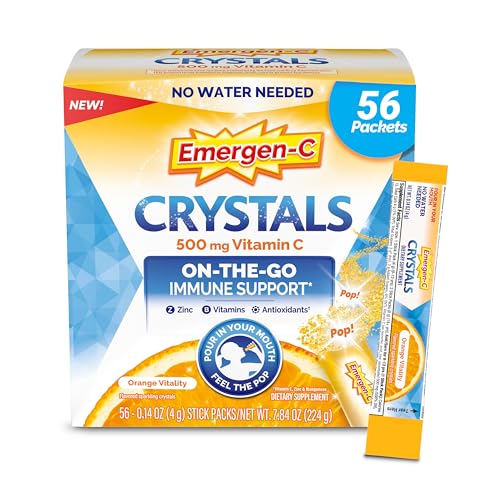Orange Vitality 56 Stick Packs Vitamin C Supplement I2955