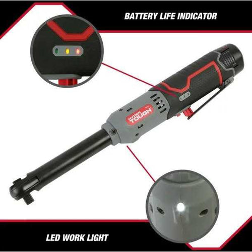 12V Max 3/8-in Lithium-Ion Cordless Extended Reach Ratchet with 1.5Ah Battery and Charger Z561830