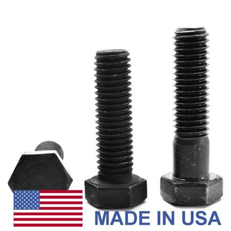 1/2 inch-13 x 3 1/2 inch Grade 8 Hex Cap Screw Alloy Steel Black Oxide Pk 25 V712289