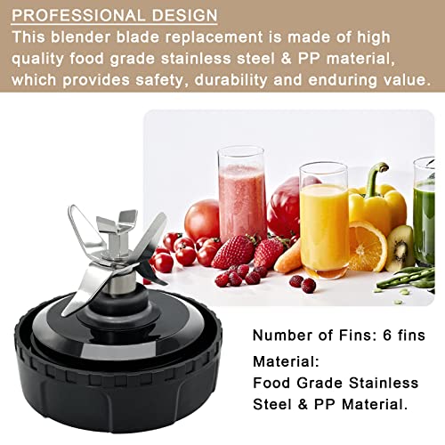 6 Fins Blender Blade Replacement for 16 oz Cup Z9276