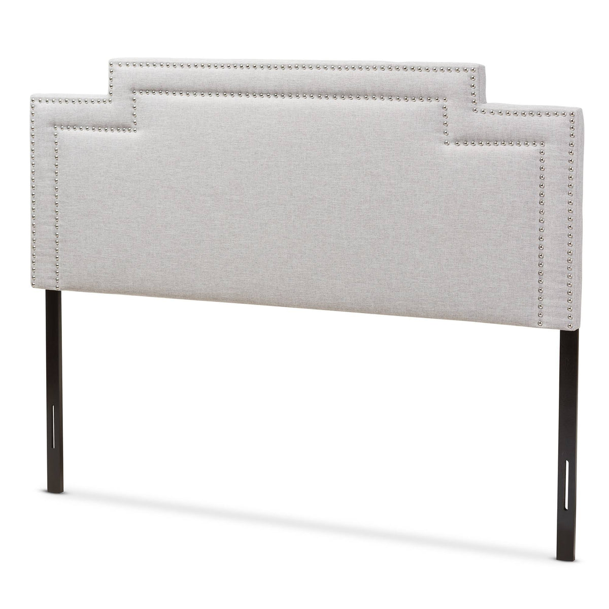 Greyish Beige Fabric Full Size Headboard R916171