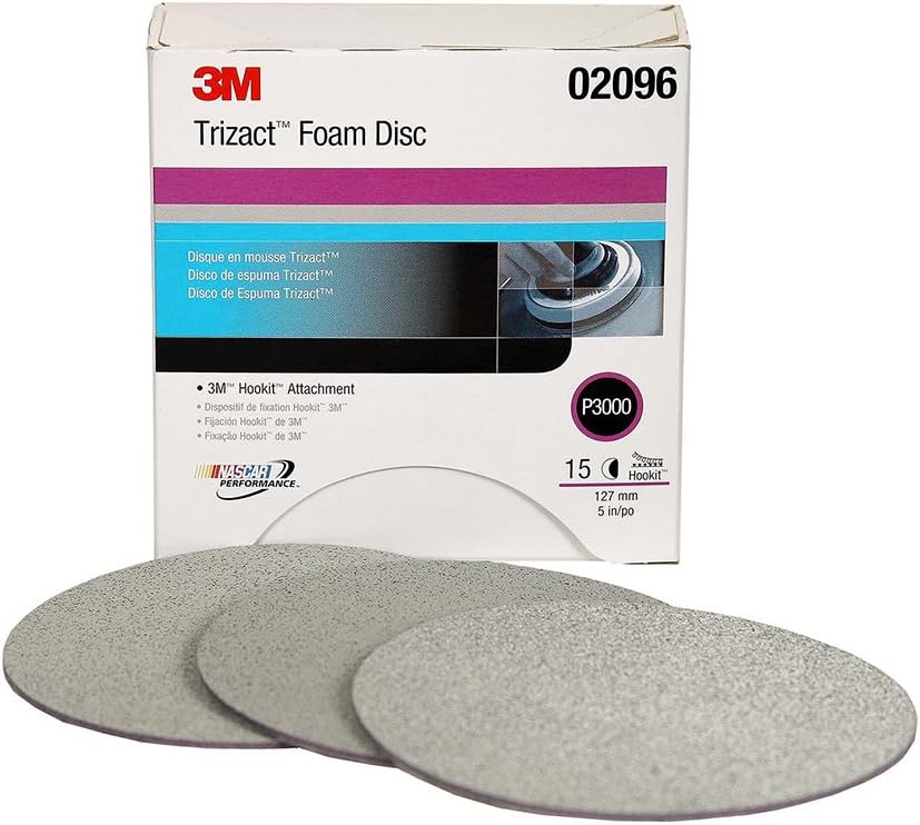 5 in 3000 Foam Disc, 15 discs per carton, Pack of 2 J917069