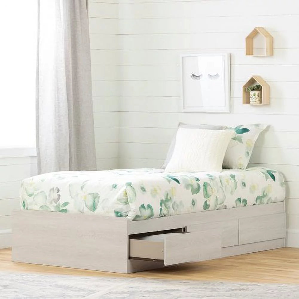 Twin Bed with Storage Drawers C145