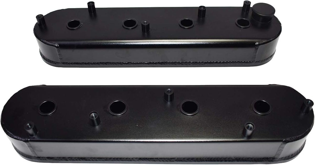 Clear Fabricated Aluminum Valve Covers with Coil Mounts G24456