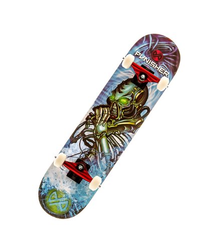31.5" x 7.75" Double Kick Concave Deck Canadian Maple Complete Skateboard S6256