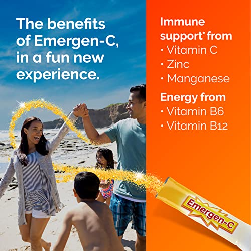 Orange Vitality 56 Stick Packs Vitamin C Supplement I2955
