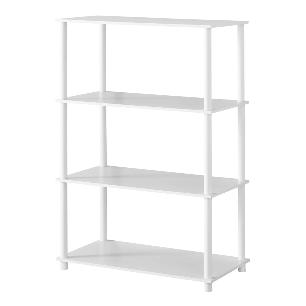 White 4-Shelf Storage Bookcase N591062