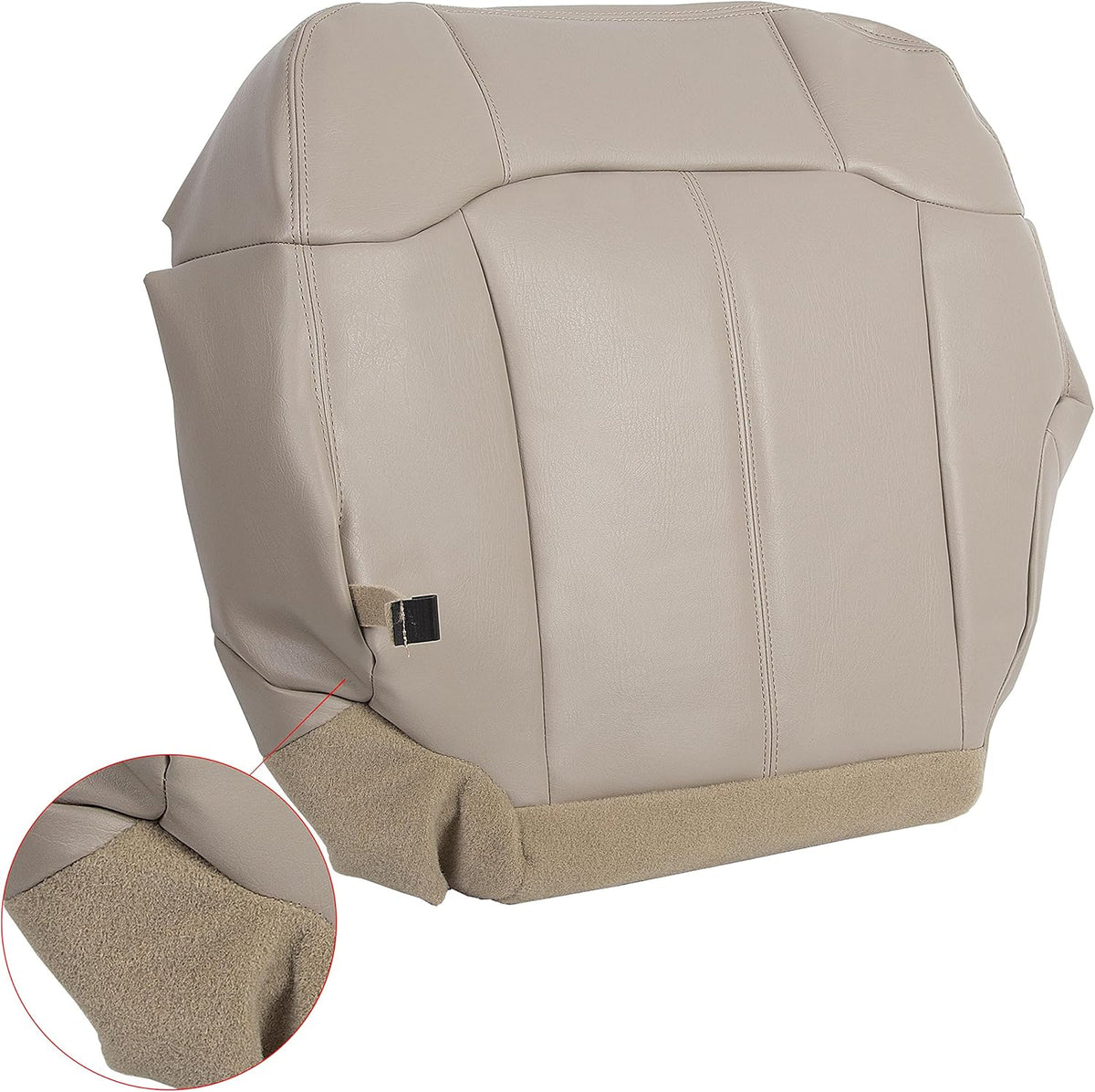 Leather Seat Cover Tan Pack of 2 Q600